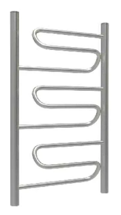 Полотенцесушитель ТЕРМОДИЗАЙН нерж. W (лесенка) W=500, H=1000 (3 перекладины) 1/2"в.р. купить с доставкой по РФ