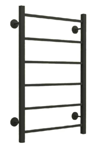 Полотенц. стальн ТЕРМОДИЗАЙН . Q Steel (лесенка) W=500, H=500 (6 перекладин) 1/2"в.р.черн.бархат ТЕРМО ДИЗАИН купить с доставкой по РФ