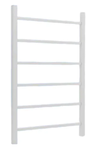 Полотенц. стальн. ТЕРМОДИЗАЙН Q Steel (лесенка) W=500, H=600 (6 перекладин) 1/2"в.р.бел.бархат ТЕРМО ДИЗАИН купить с доставкой по РФ