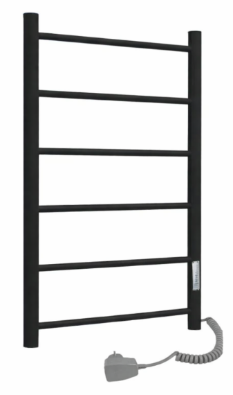 Электрический полотенцесушитель ТЕРМОДИЗАЙН. T Steel (лесенка) W=500, H=600 (6 перекладин) граф. купить с доставкой по РФ