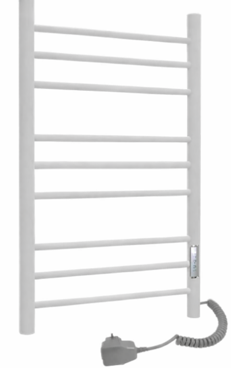 Электрический полотенцесушитель ТЕРМОДИЗАЙН V Steel (лесенка) W=500, H=800 (12 перекладин) бел.бархат купить с доставкой по РФ