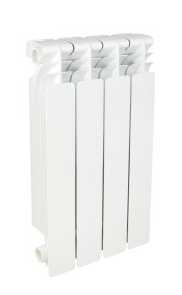 Радиатор 4 секции TERRA AL 500/100 (RAL 9010)