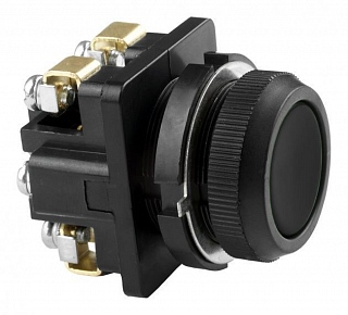 Кнопка Texenergo ке 011/2 черный (1з+1р)-цил., ip40