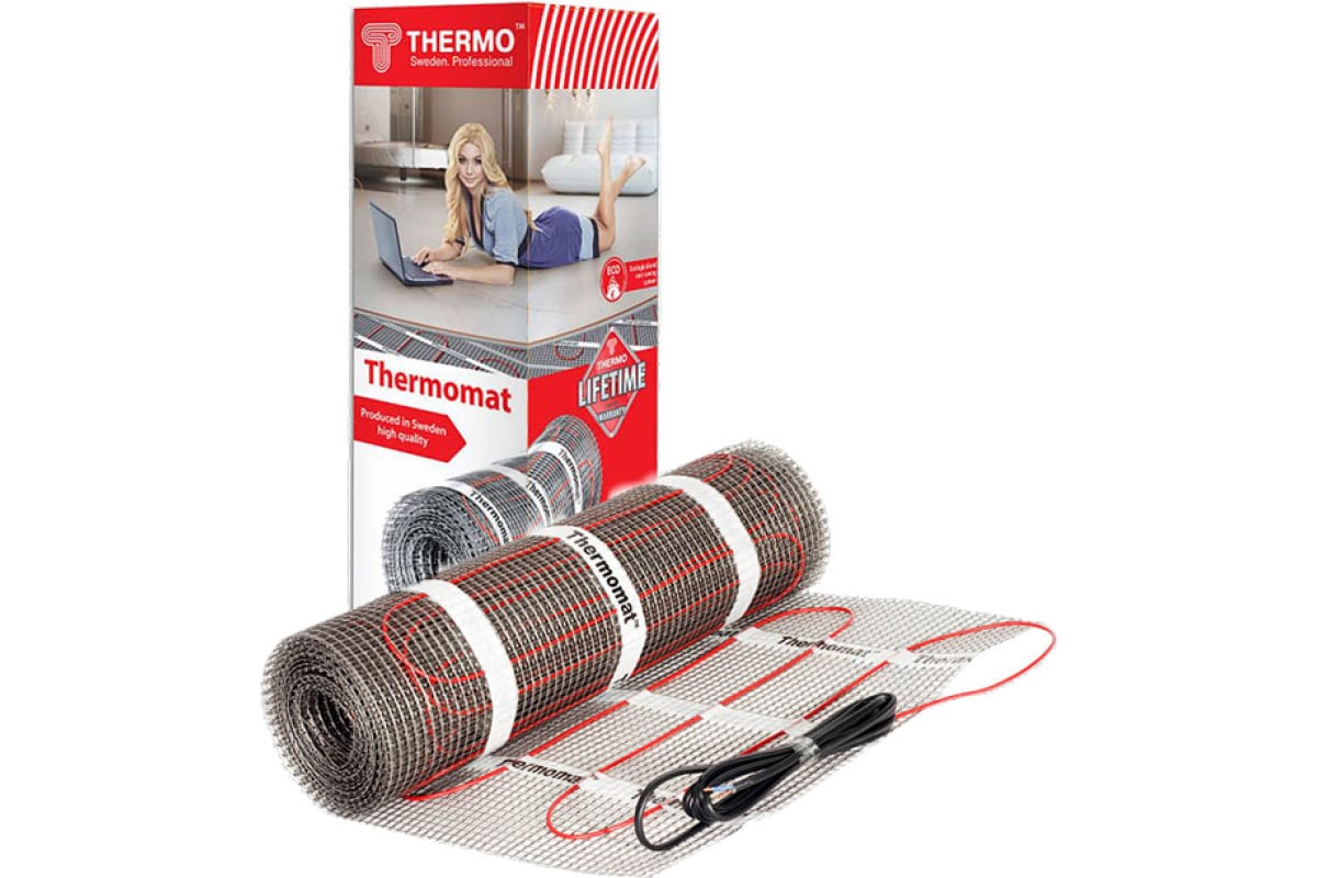 Нагревательный мат двухжильный Thermo TVK-300 BL 6 м2 1800 Вт