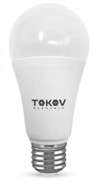 Лампа светодиодная TOKOV ELECTRIC 15Вт А60 3000К Е27 176-264В