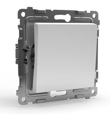 Переключатель проходной TOKOV ELECTRIC 1-кл. СП Pixel 10А IP20 механизм бел.