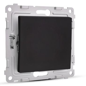 Выключатель TOKOV ELECTRIC 1-кл. СП Pixel 10А IP20 механизм карбон