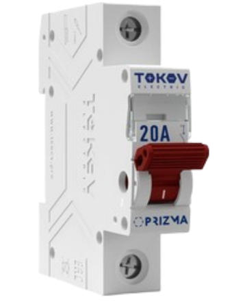Выключатель TOKOV Electric Prizma нагрузки модульный 1П 20А