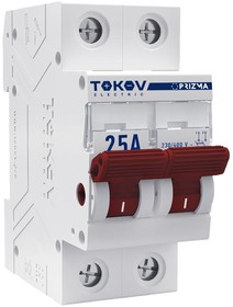 Выключатель TOKOV Electric Prizma нагрузки модульный 2П 25А