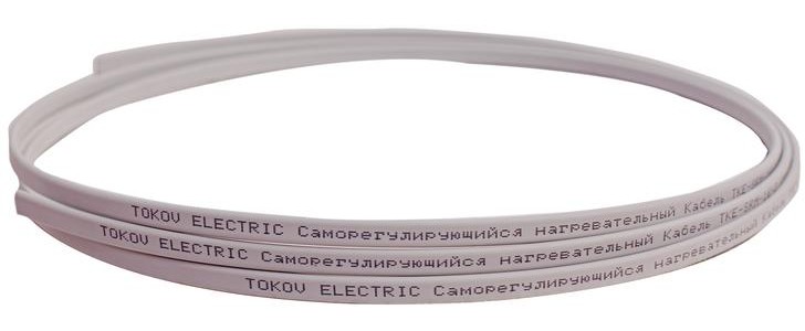 Кабель нагревательный TOKOV ELECTRIC саморег. 16Вт/м без экрана термопласт TKE-SRM-16-2