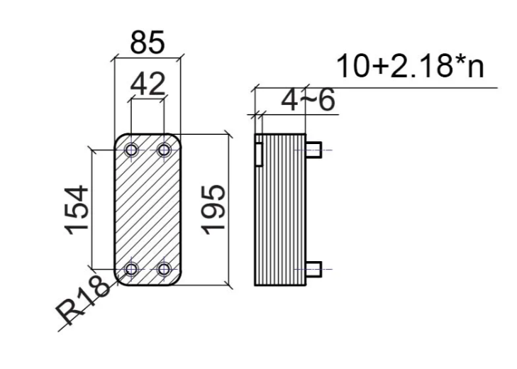 Теплообменник паяный ТТ ТТ15-14H-3.0 SP заказать со складов по всей России