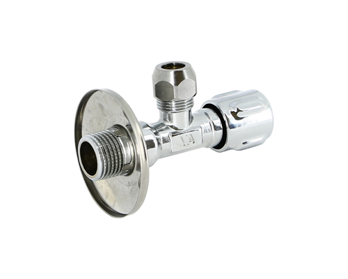 Вентиль Uni-fitt Н-обж 1/2" х 10 мм (3/8") для подключения бачков / смесителей