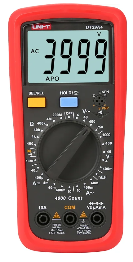 Мультиметр универсальный UNI-T UT39A+