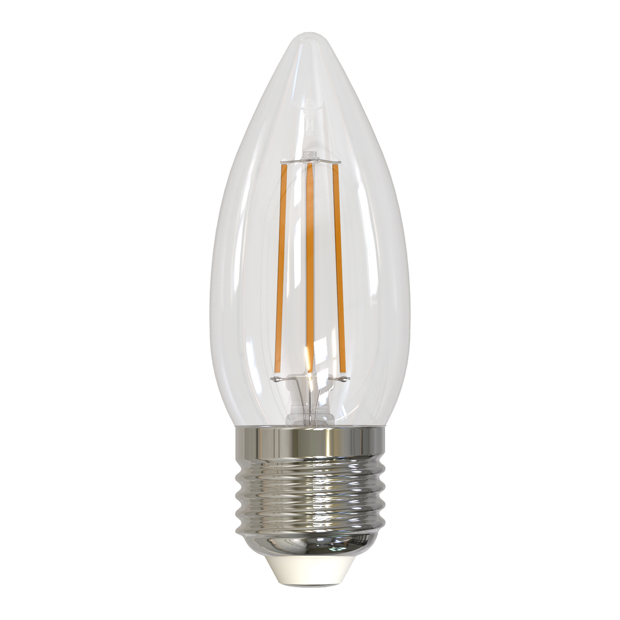 Лампа светодиодная Uniel Air филаментная диммируемая 4000K прозрачная LED-C35-5W/NW/E27/CL/DIM GLA01TR