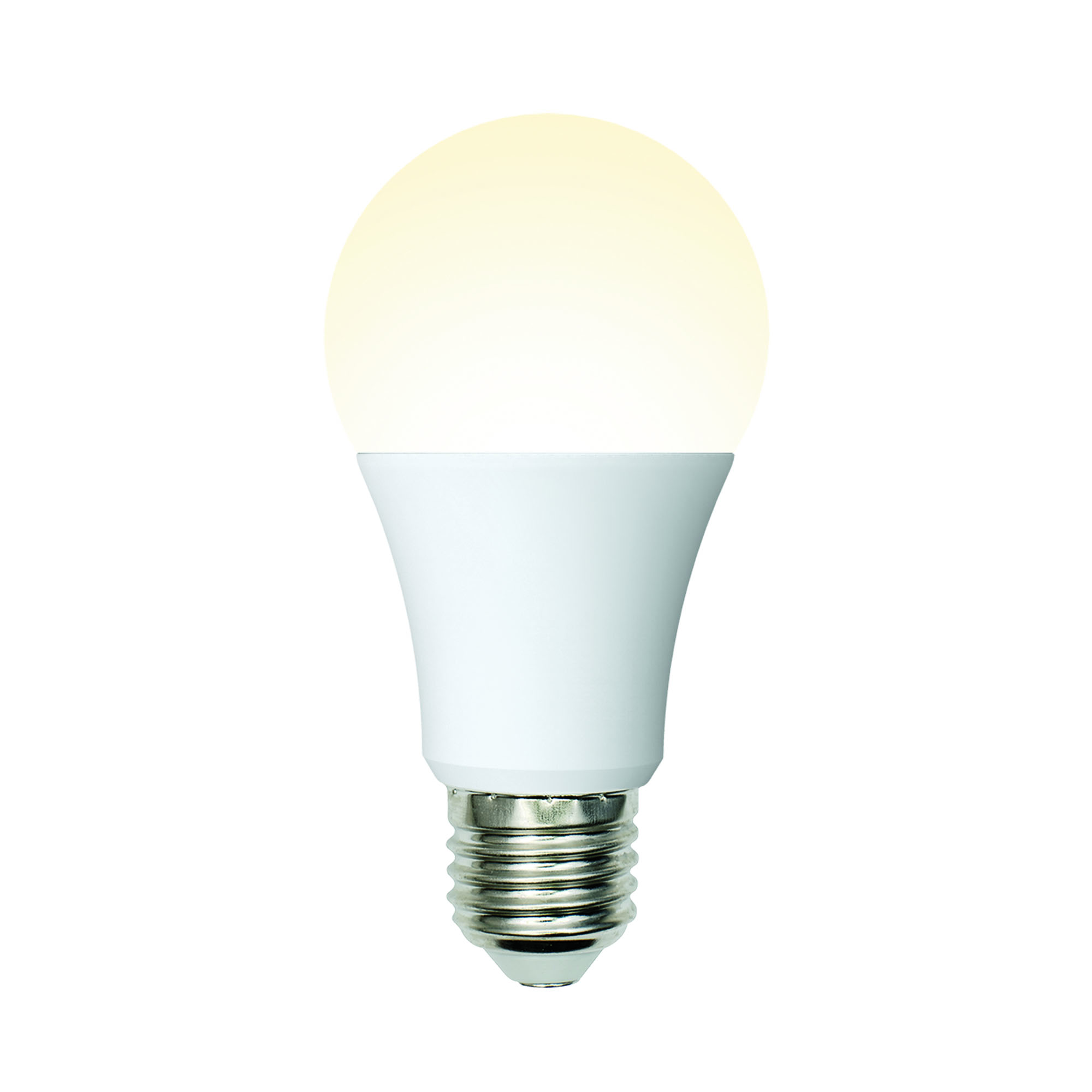 Лампа светодиодная Uniel Multibright 3000K матовая LED-A60-10W/WW/E27/FR/MB PLM11WH