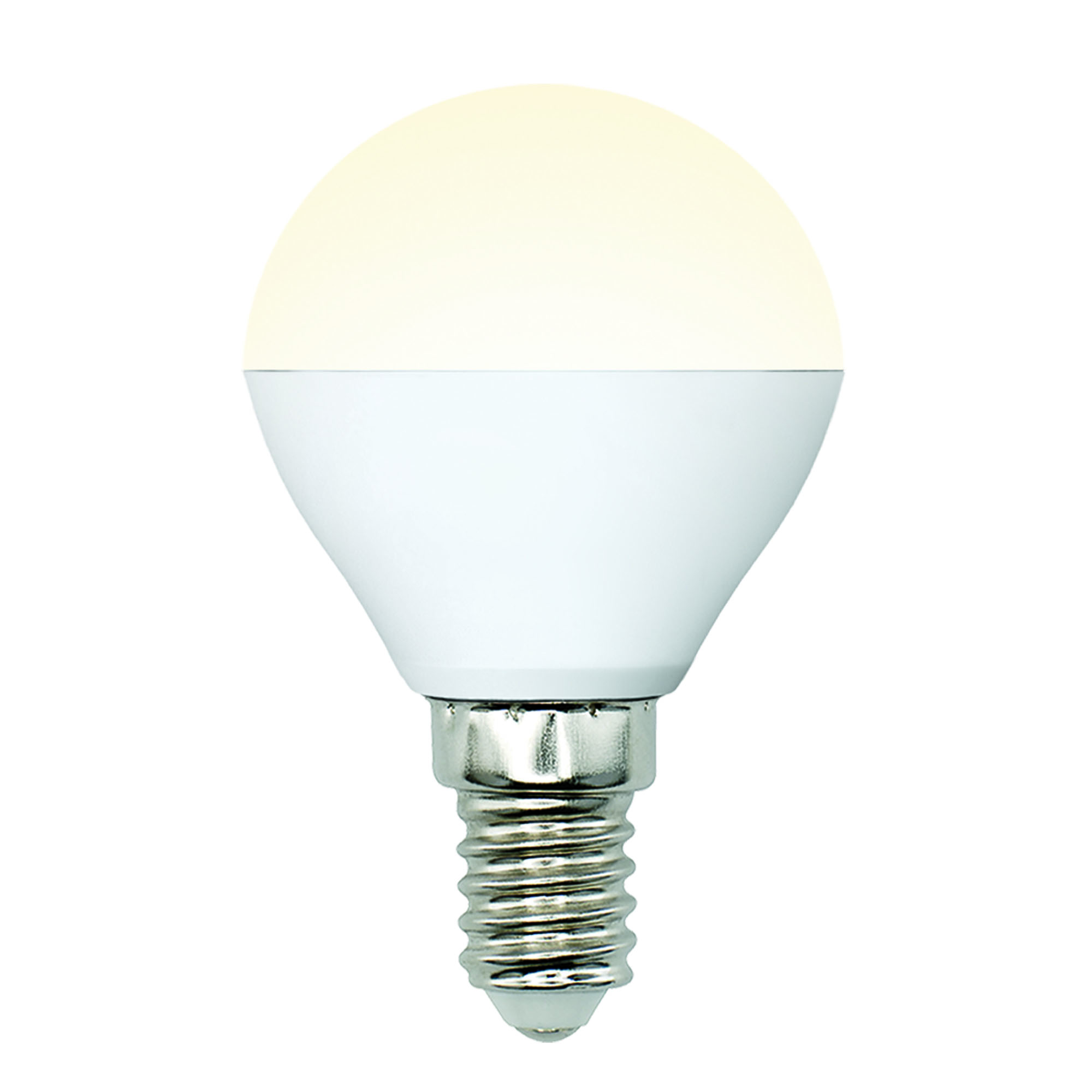 Лампа светодиодная Uniel Multibright 3000K матовая LED-G45-6W/WW/E14/FR/MB PLM11WH