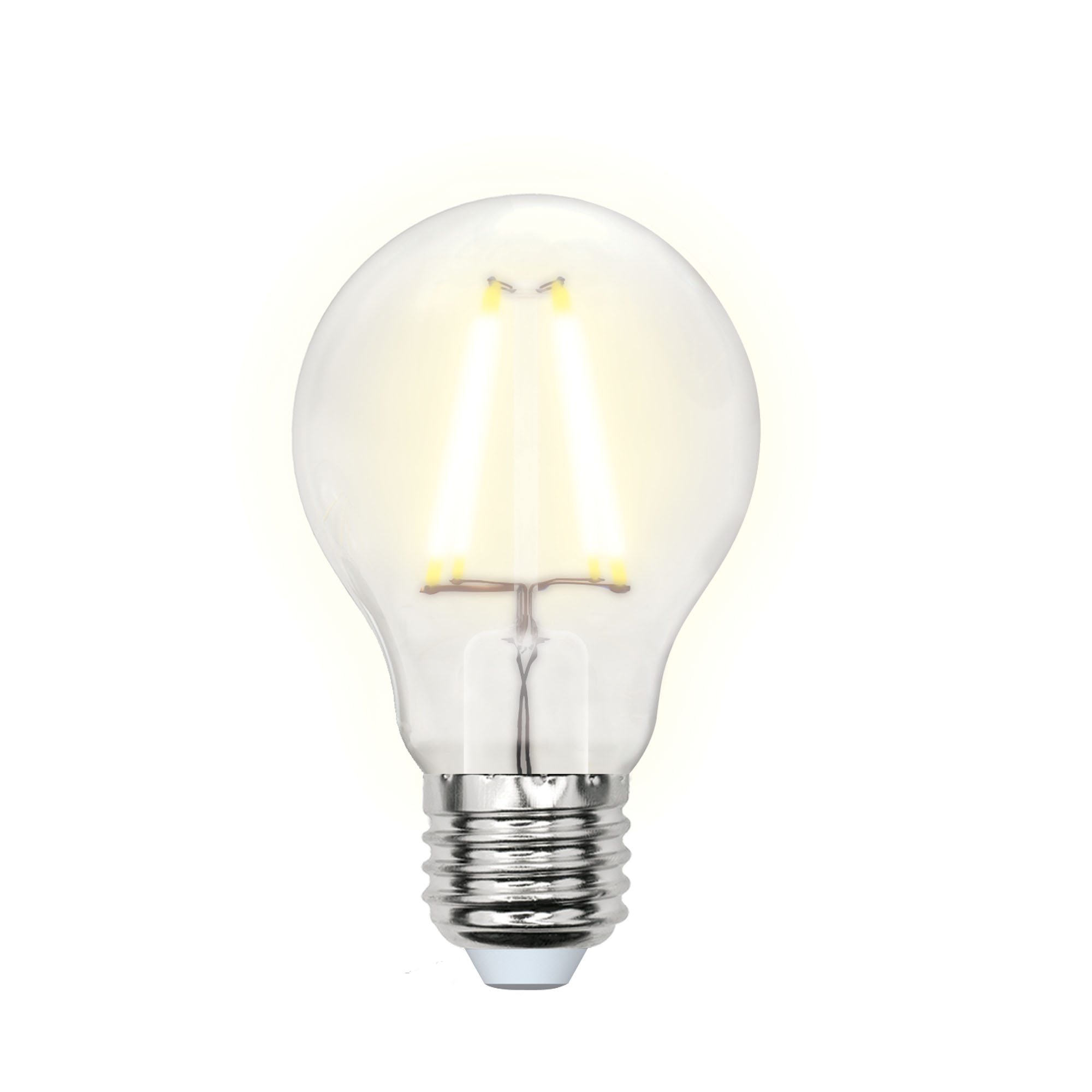 Лампа светодиодная Uniel Sky филаментная 3000K матовая LED-A60-8W/WW/E27/FR PLS02WH