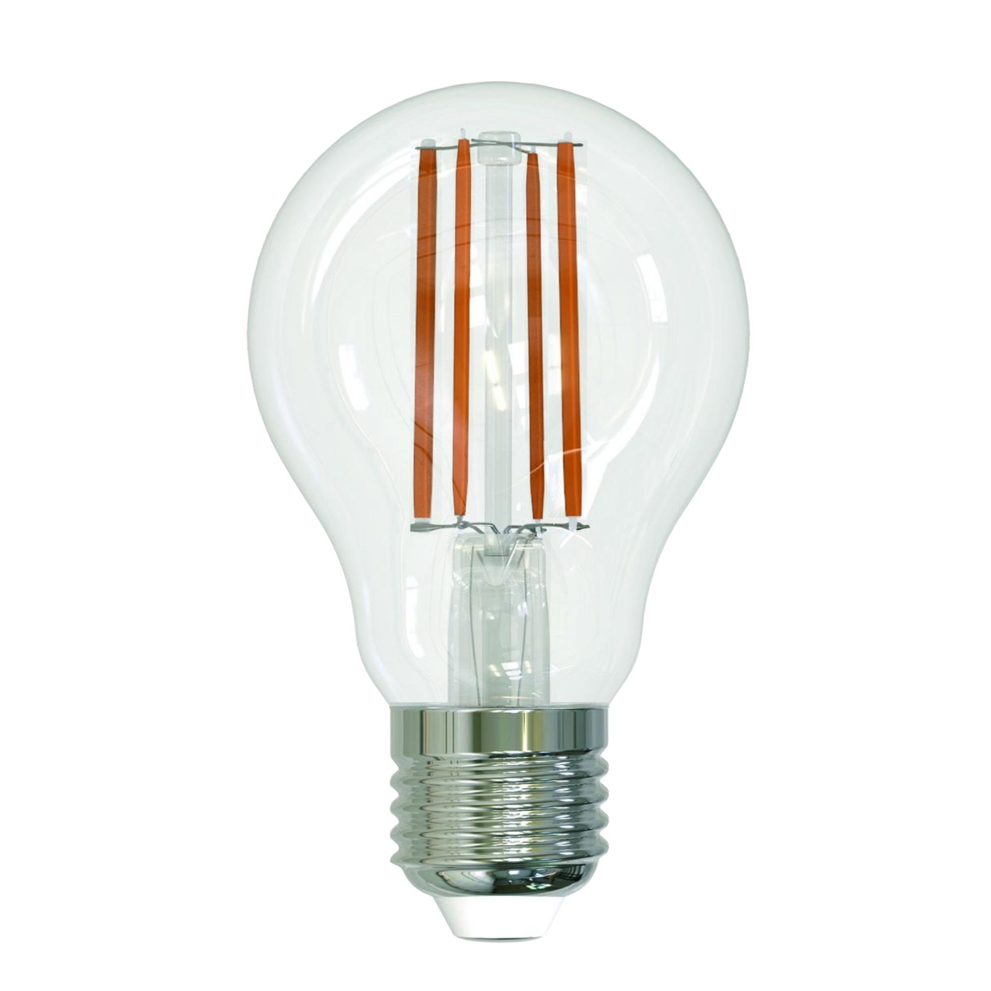 Лампа светодиодная Uniel Sky филаментная 4000K прозрачная LED-A60-10W/NW/E27/CL PLS02WH