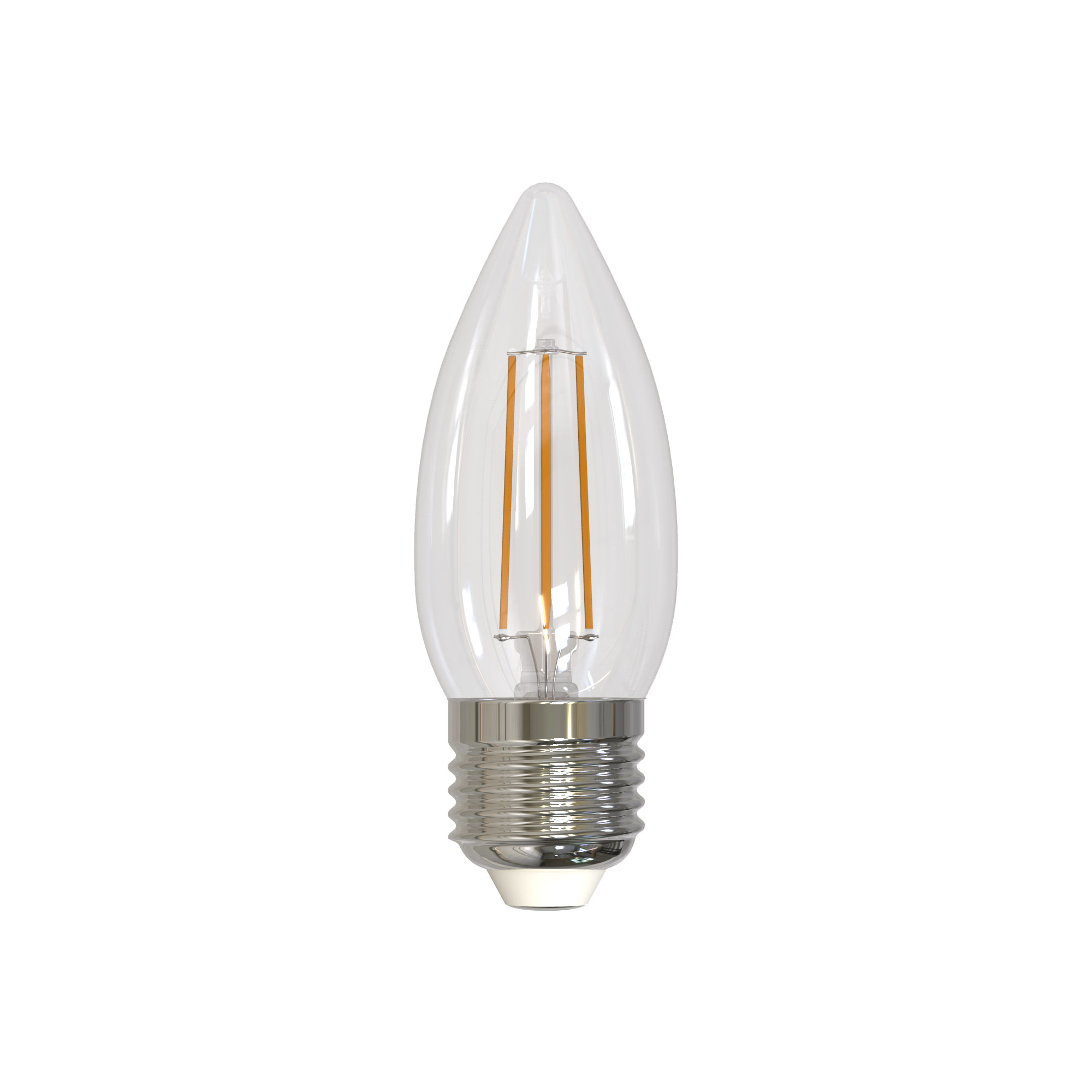 Лампа светодиодная Uniel Sky филаментная 4000K прозрачная LED-C35-9W/4000K/E27/CL PLS02WH