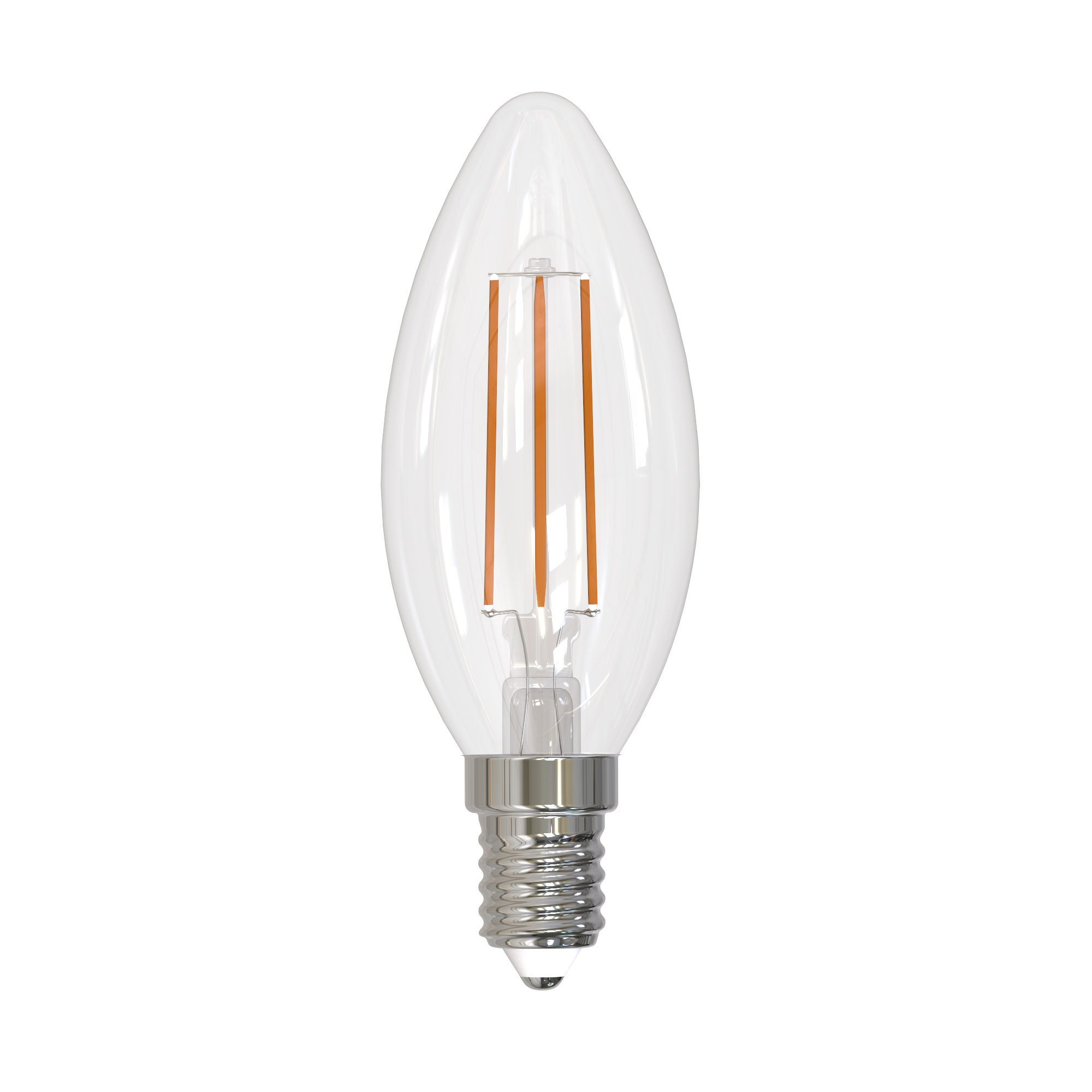 Лампа светодиодная Uniel Sky филаментная 3000K прозрачная LED-C35-11W/3000K/E14/CL PLS02WH