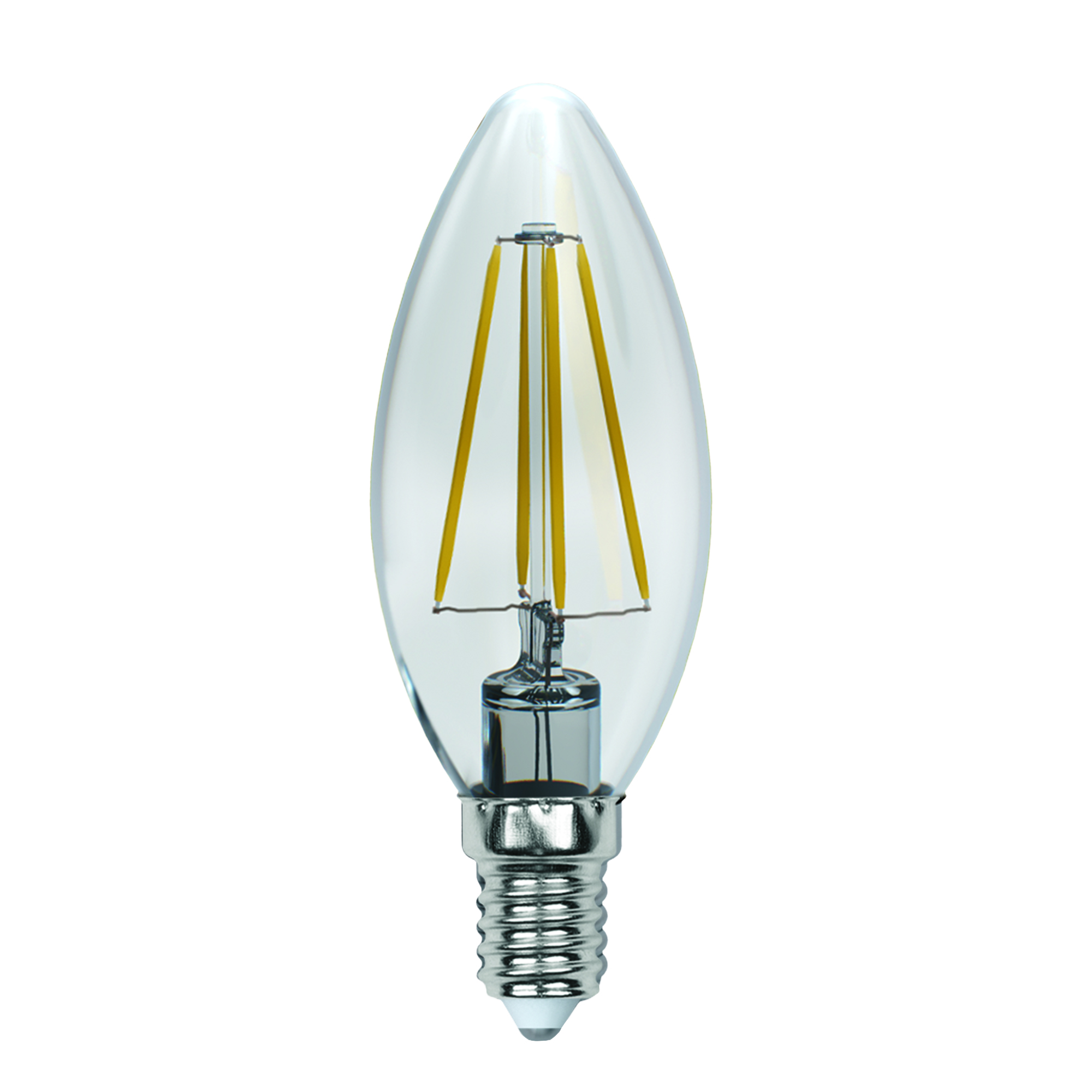 Лампа светодиодная Uniel Sky филаментная 4000K прозрачная LED-C35-13W/4000K/E14/CL PLS02WH