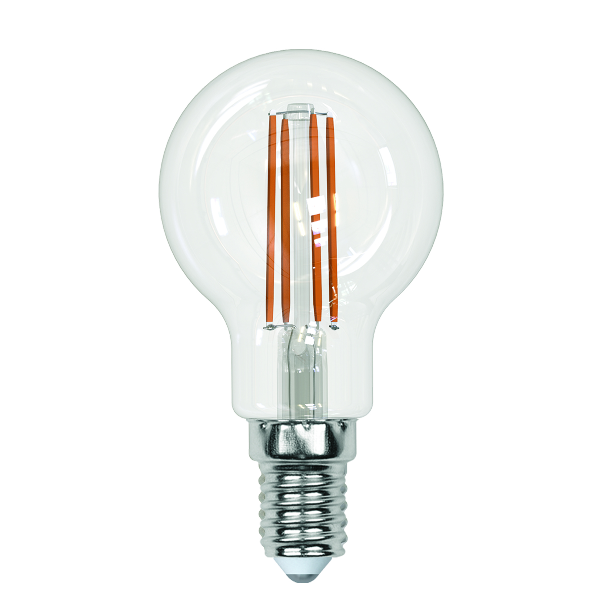 Лампа светодиодная Uniel Sky филаментная прозрачная LED-G45-13W/3000K/E14/CL PLS02WH