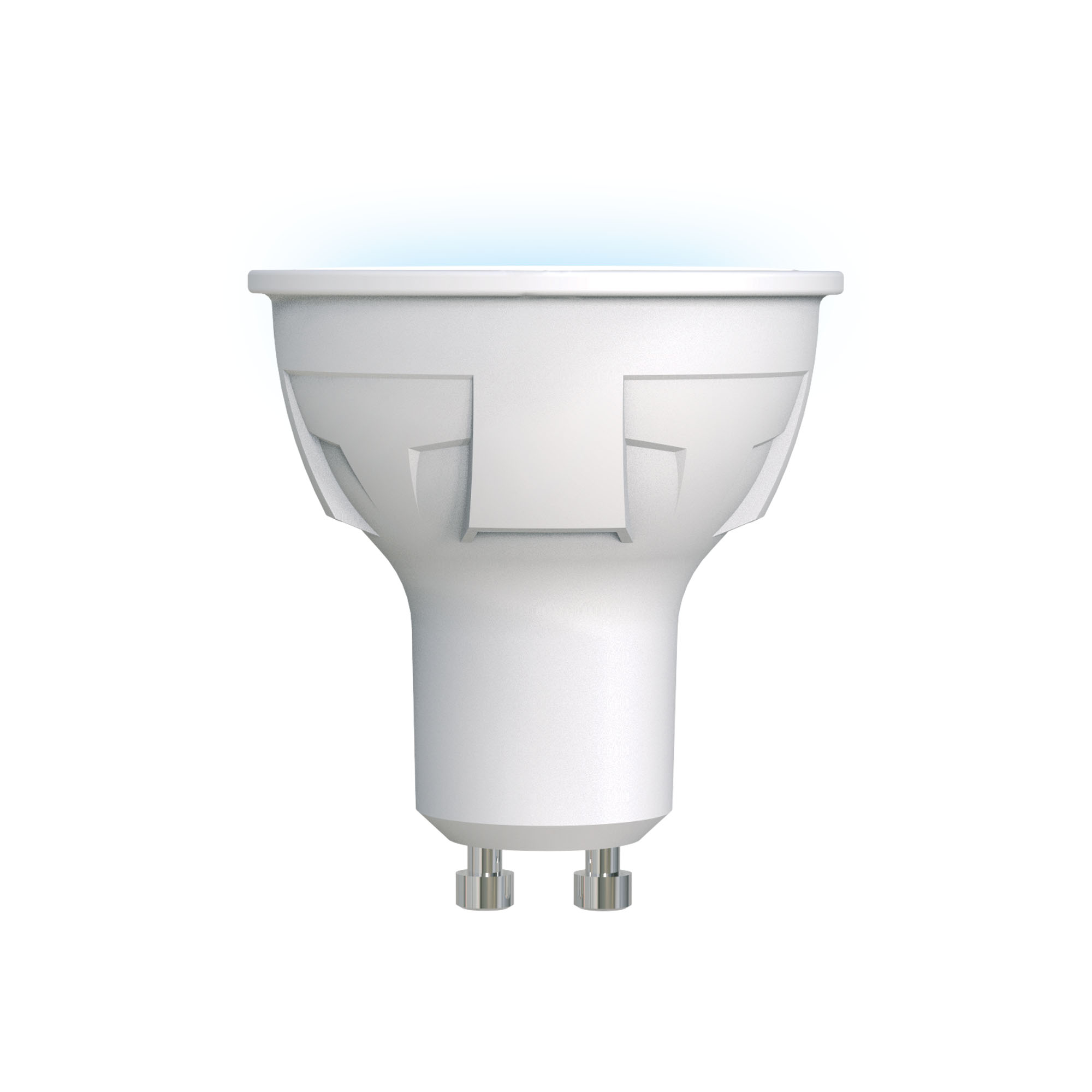 Лампа светодиодная Uniel Яркая 4000K матовая LED-JCDR 6W/NW/GU10/FR PLP01WH