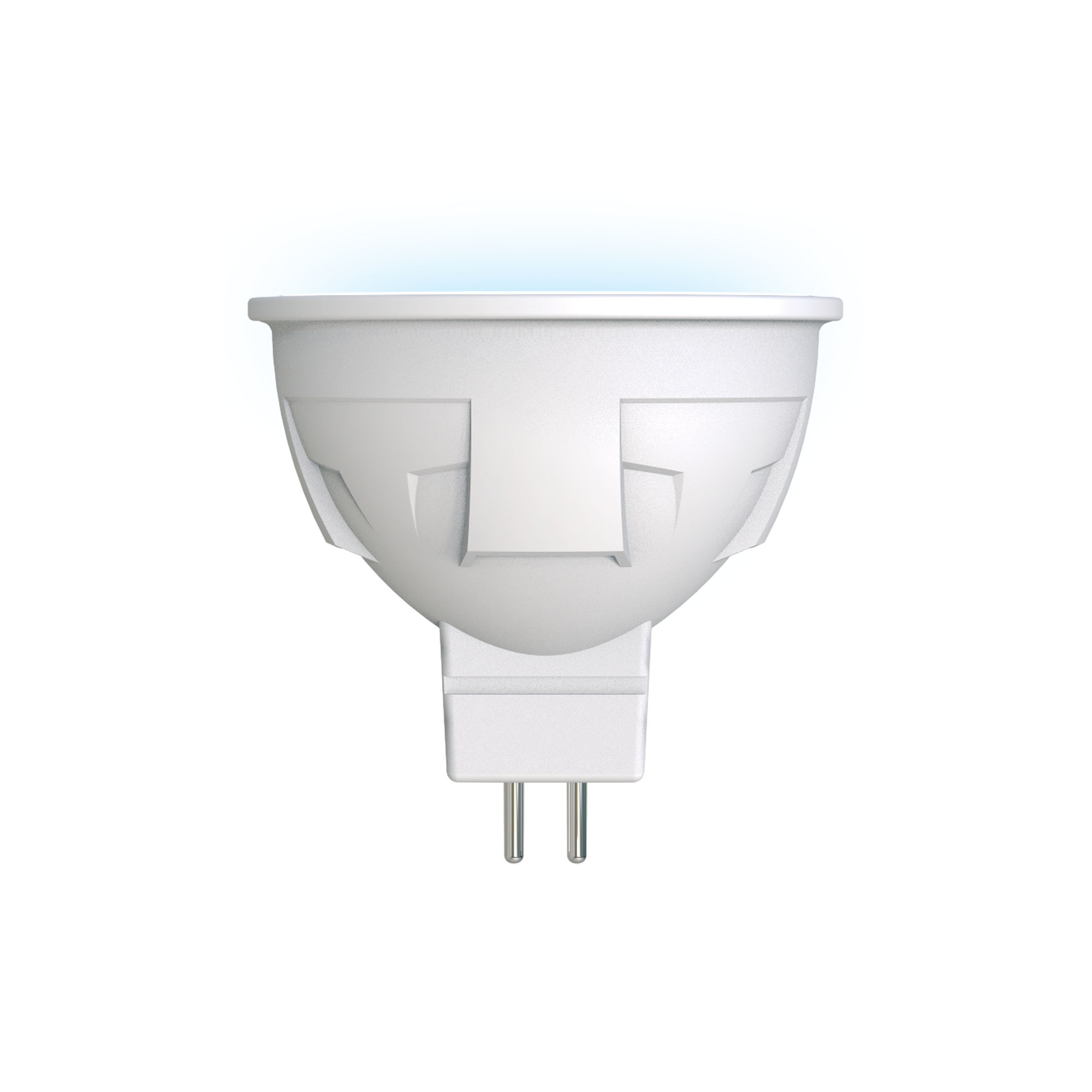Лампа светодиодная Uniel Яркая 4000K матовая LED-JCDR 6W/NW/GU5.3/FR PLP01WH
