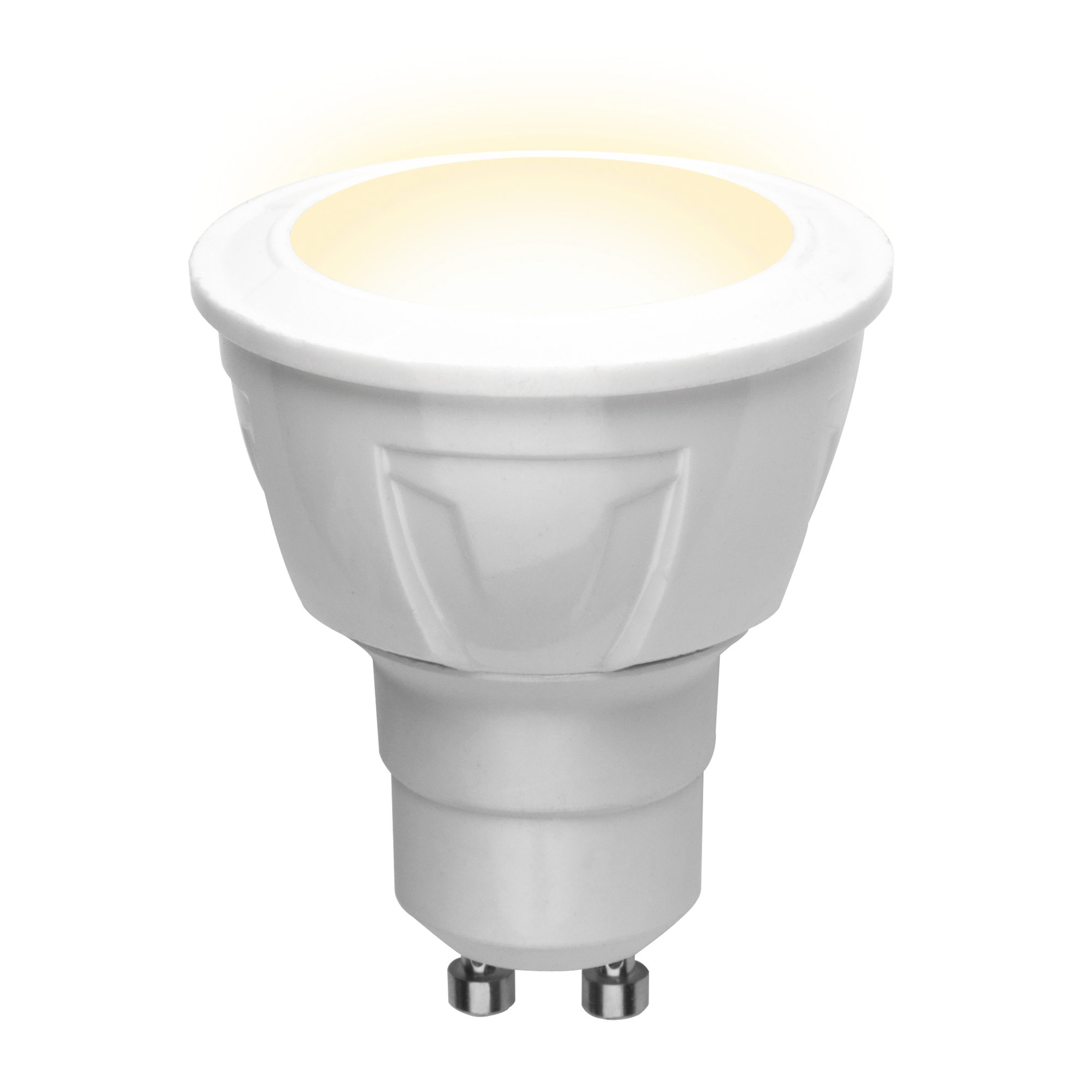 Лампа светодиодная Uniel Яркая 3000K матовая LED-JCDR 6W/WW/GU10/FR PLP01WH