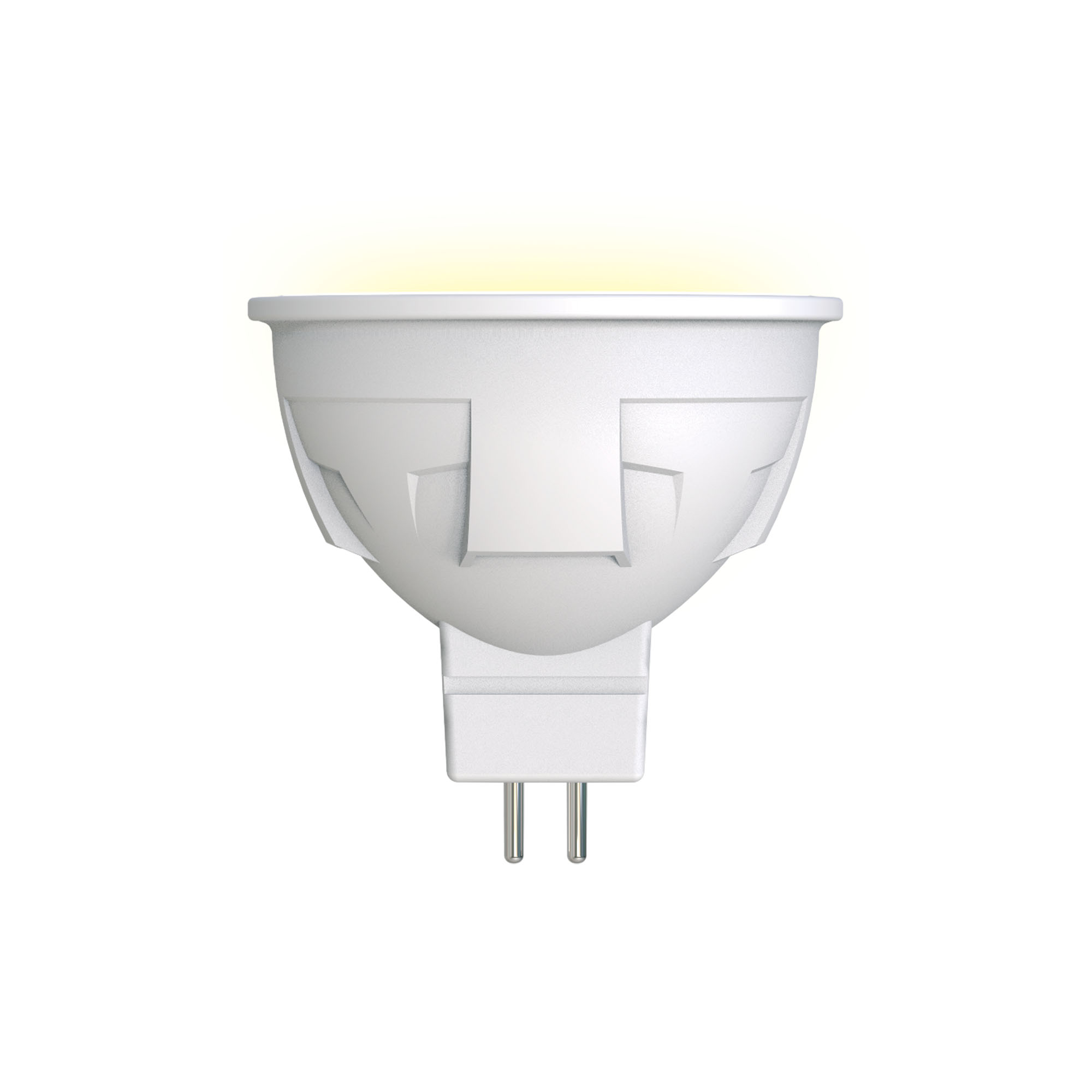 Лампа светодиодная Uniel Яркая 3000K матовая LED-JCDR 6W/WW/GU5.3/FR PLP01WH