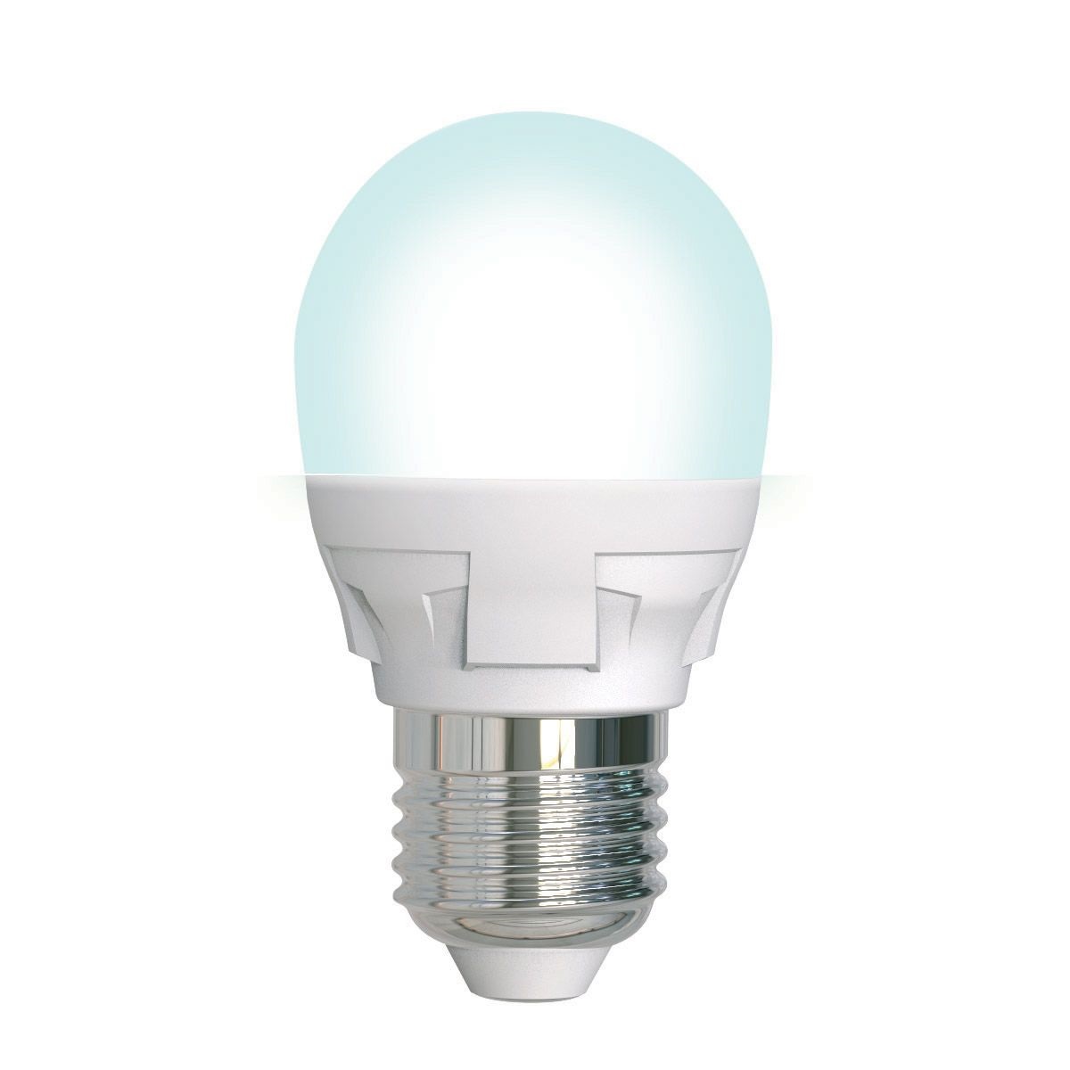 Лампа светодиодная Uniel Яркая диммируемая 4000K матовая LED-G45 7W/4000K/E27/FR/DIM PLP01WH