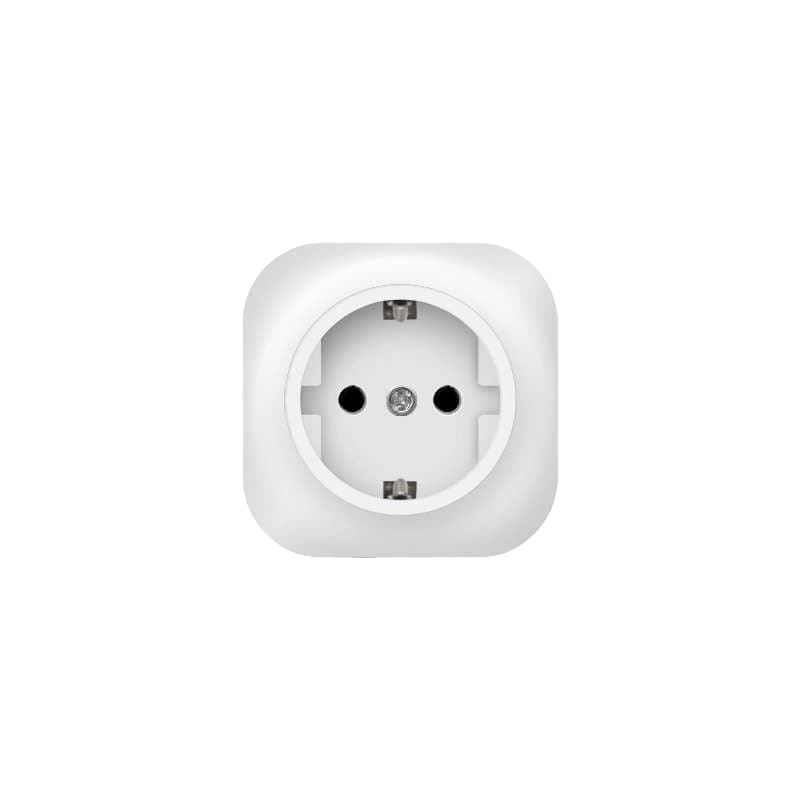Розетка UNIVersal IONICH Белый с заземляющими контактами открытая установка