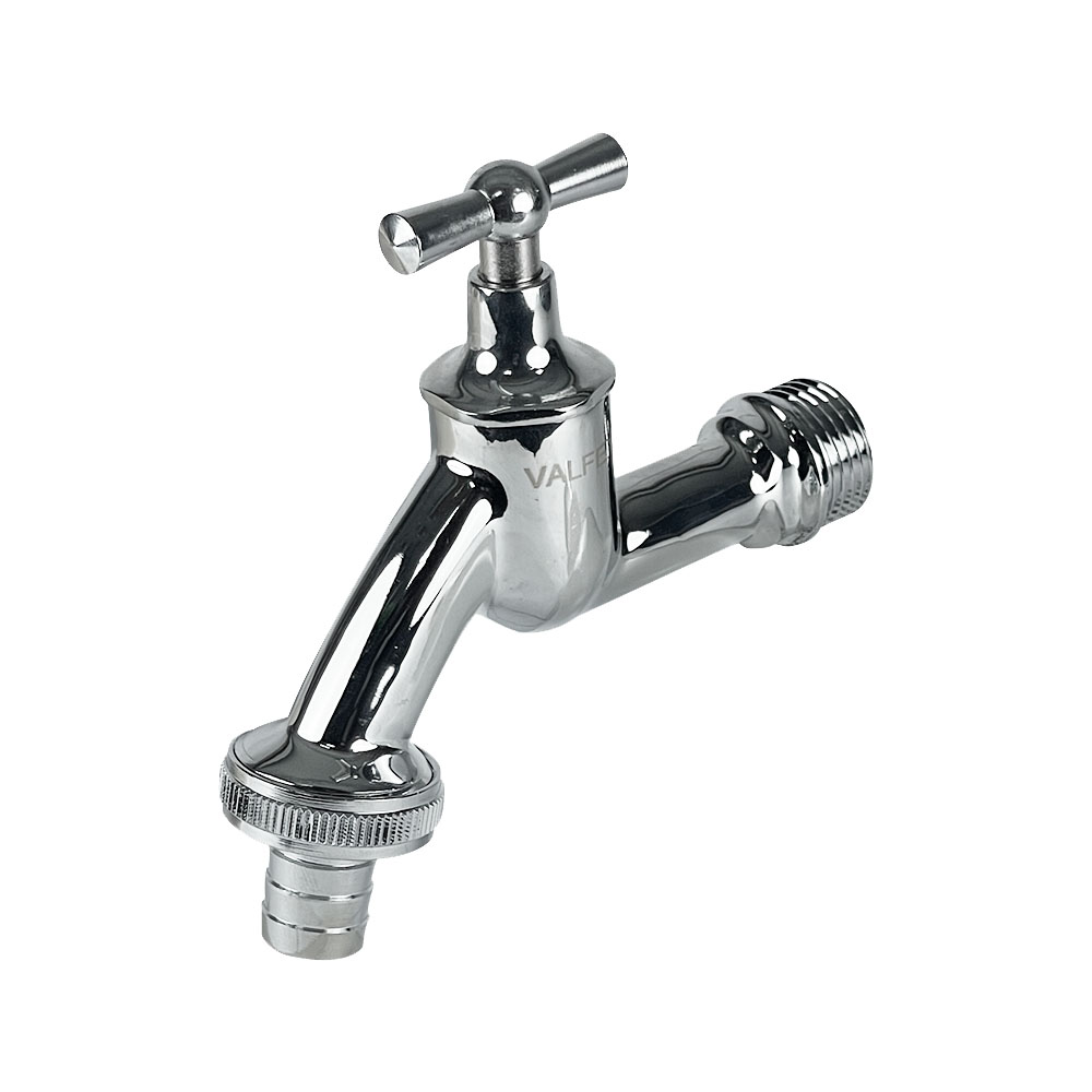 Кран водоразборный Valfex латунь Ду15 Ру8 ручка-вентиль 90/5 купить с доставкой по РФ