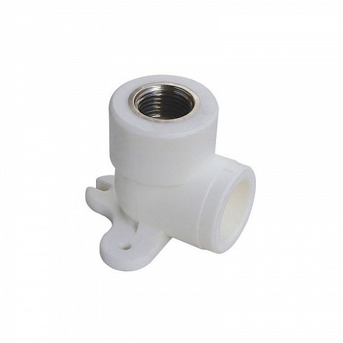 Угольник 90° 25-3/4", Valfex Standard, пайка-резьба, вн., PP-R, белый