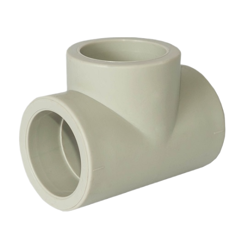 Тройник Valfex диаметром 50/40/50 мм из серого полипропилена (35/5)