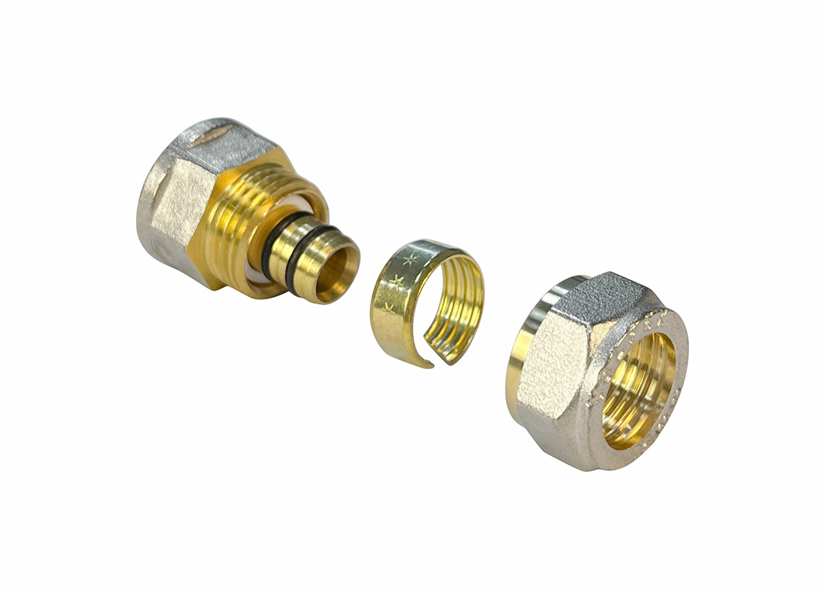 Соединитель VALFEX обжимной с переходом на ВР 20 x 3/4" (220/10) заказать со складов по всей России