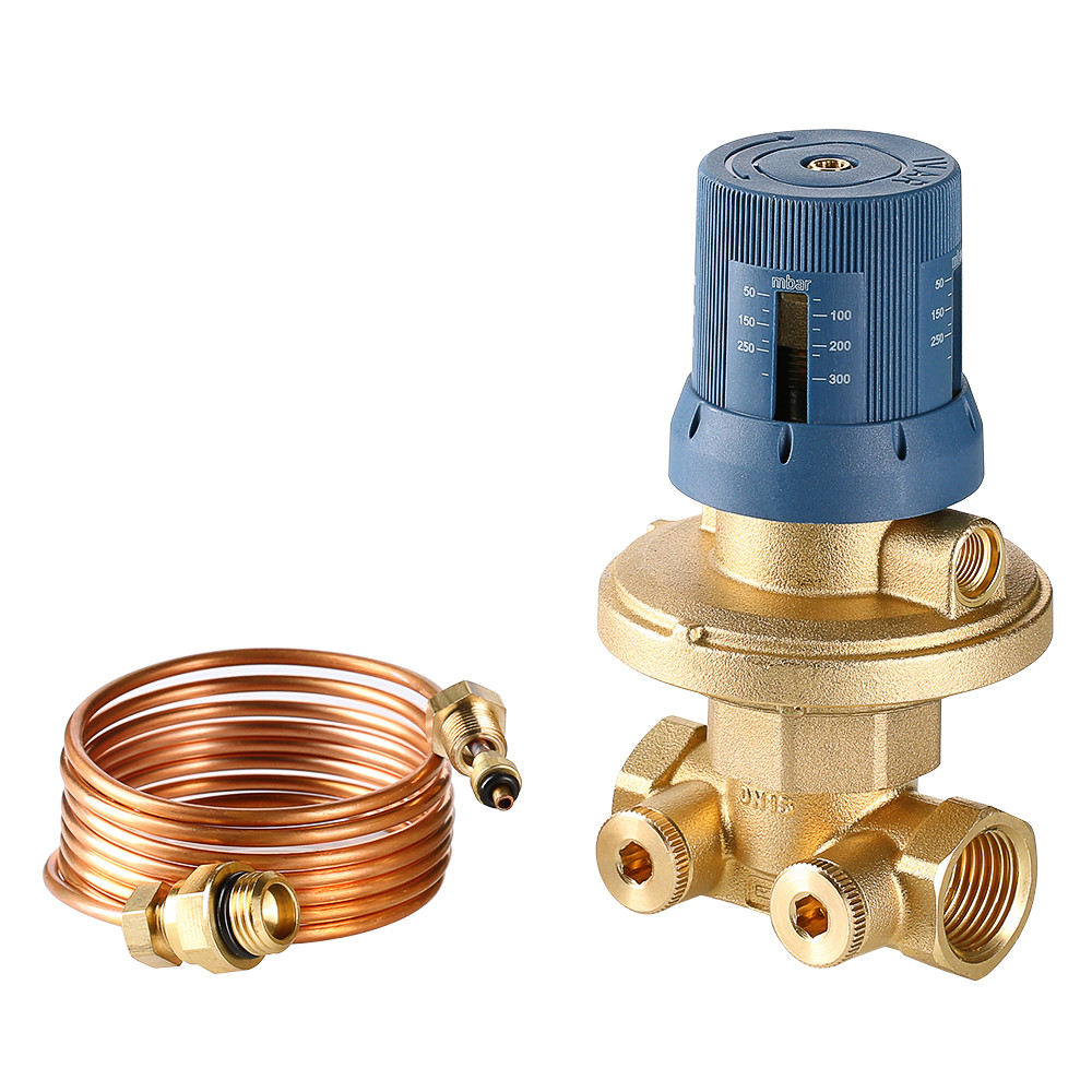 Автоматический регулятор Valtec перепада давлений в комплекте с запорно-регулировочным клапаном VT.040.G.30006 купить с доставкой по РФ