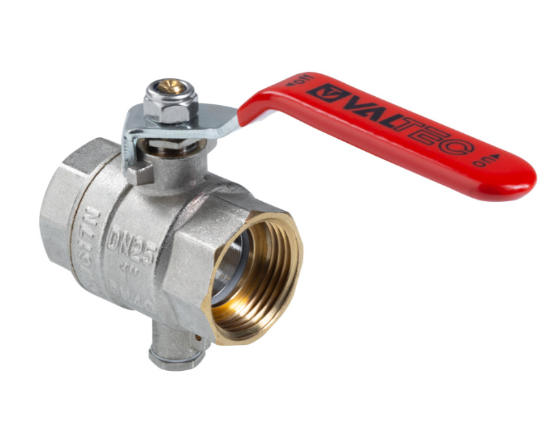 Кран шаровой Valtec VT.247.N.06 для подключения датчика температуры купить с доставкой по РФ