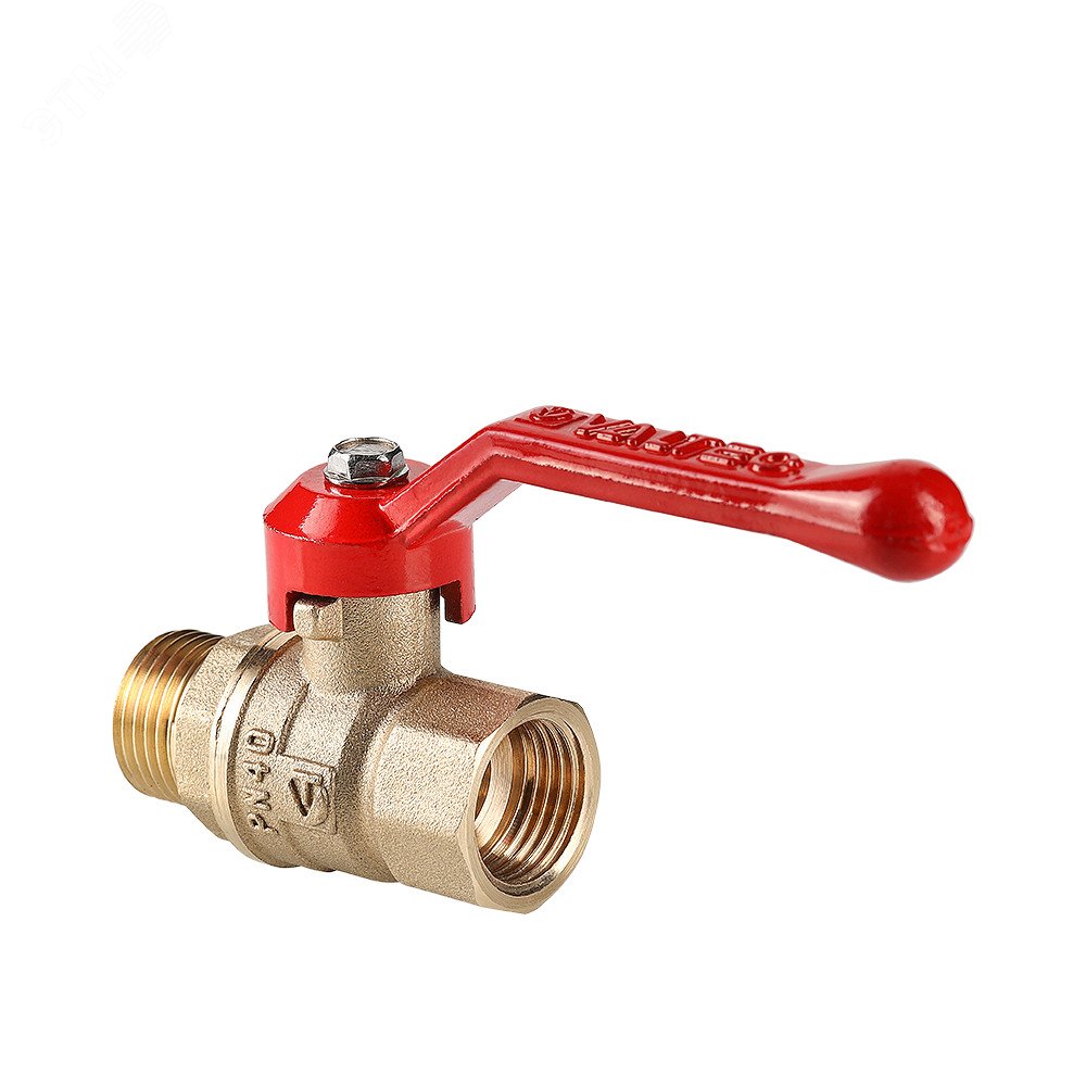 Шаровой кран Valtec с фильтром для подключения сантехнических приборов VT.282.GBC.0403 купить с доставкой по РФ