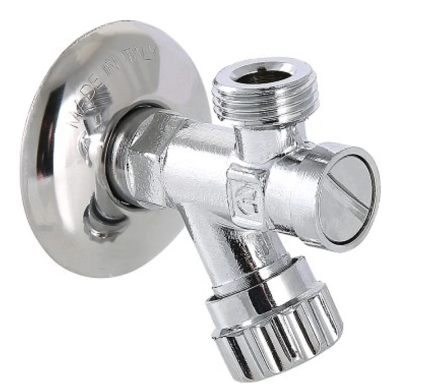 Шаровой кран Valtec с фильтром для подключения сантехнических приборов VT.282.GBC.0410 купить с доставкой по РФ