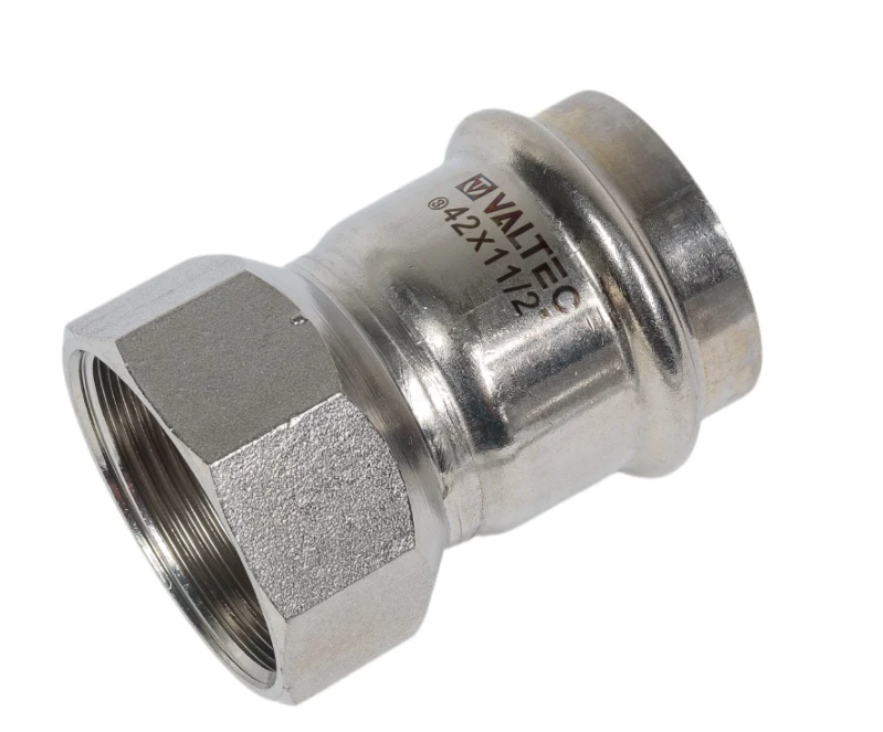 Пресс-фитинг Valtec из нержавеющей стали с внутренней резьбой VTI.902.I.004208 купить с доставкой по РФ