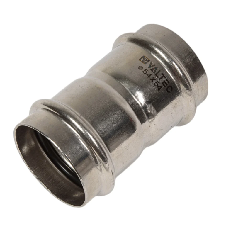 Фитинг Valtec из нержавеющей стали – пресс-муфта купить с доставкой по РФ