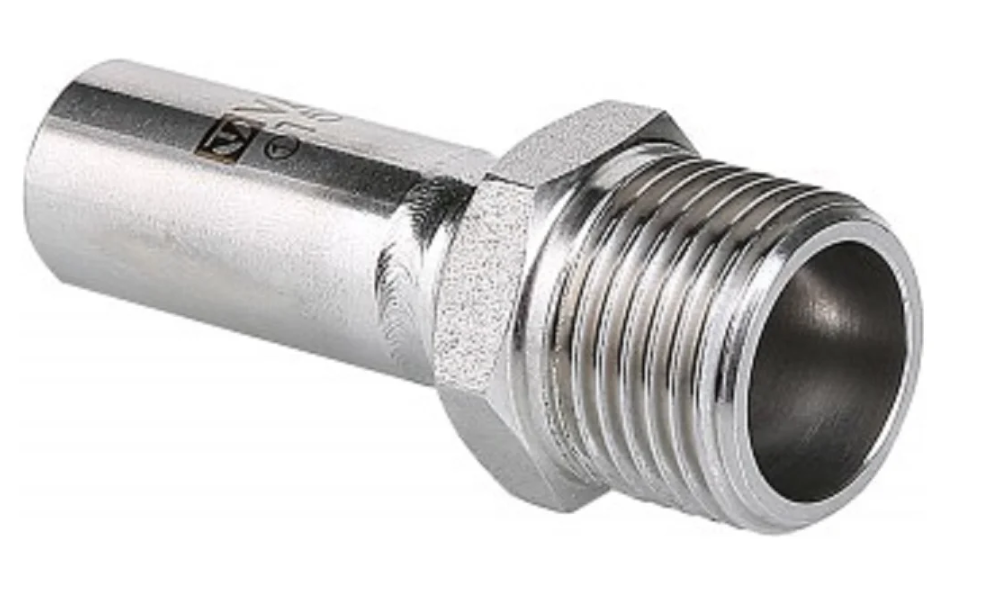 Фитинг Valtec из нержавеющей стали – вставка с наружной резьбой VTI.906.I.003507 купить с доставкой по РФ