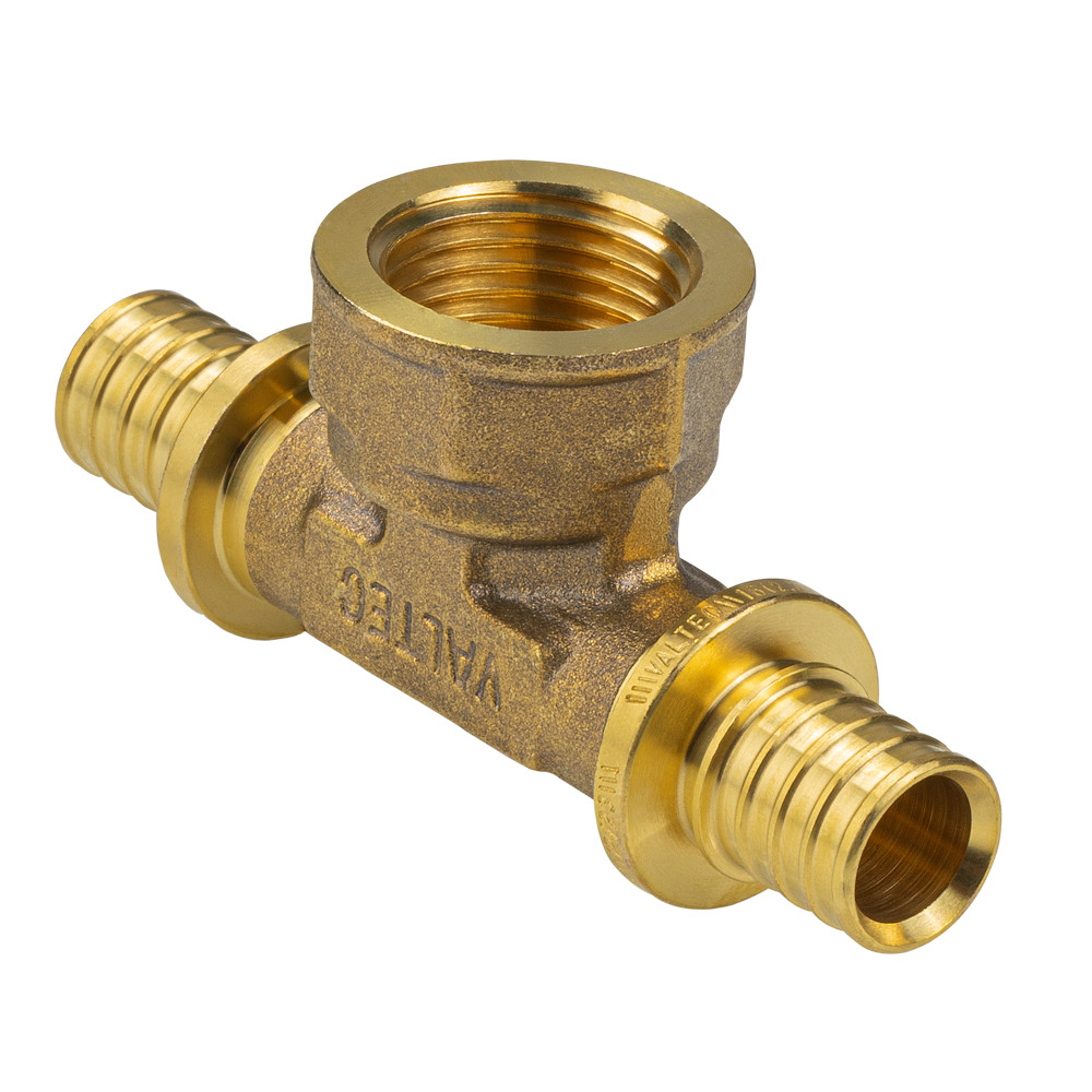 Тройник надвижной с переходом на вн.р. VALTEC 25(3,5) х 3/4" х 25(3,5) VTm.432.G.250525 купить с доставкой по РФ