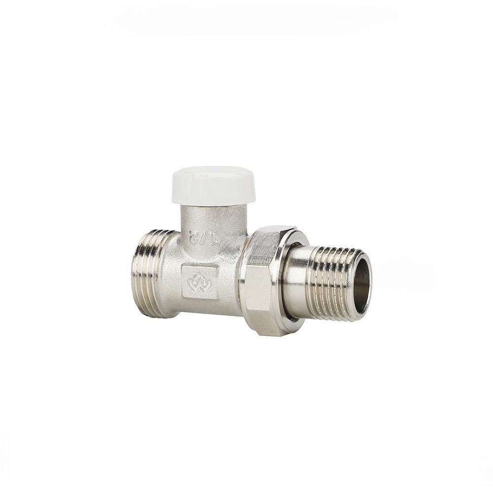 Запорный радиаторный клапан Varmega прямой 1/2" ВР-НР