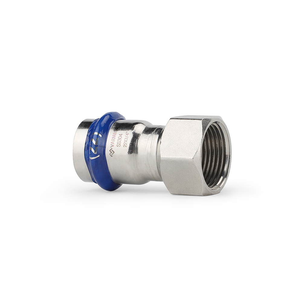 Муфта раструбная Varmega Inox Press 15x1/2" ВР