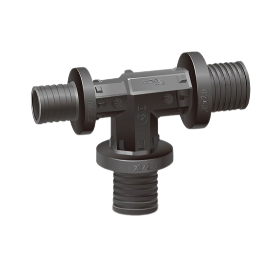 PPSU VARMEGA Тройник Slide-fit переходной 20 × 16 × 20
