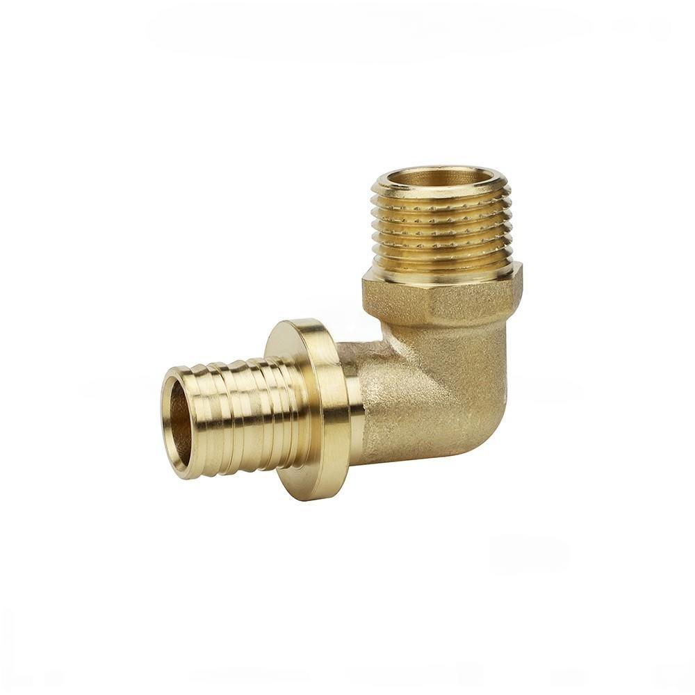 Угол латунный Varmega Slide-fit с наружной резьбой 32x3/4"