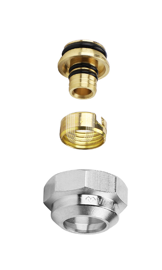 Соединение резьбозажимное Varmega VM09401, 1/2" для труб 16х2.0