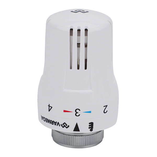 Термостатическая головка, Varmega серия VM111, жидкостная, белая